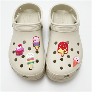 Søde dessert charms til Crocs – 5-pak